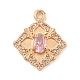 Brass Micro Pave Cubic Zirconia Pendants(KK-Z072-03KCG-01)-1