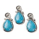 Natural Turquoise Pendants(G-A031-02P-10)-1