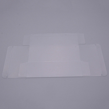 Transparent PVC Box, Candy Treat Gift Box, for Wedding Party Baby Shower Packing Box, Rectangle, Clear, 5.2x11.2x15.2cm