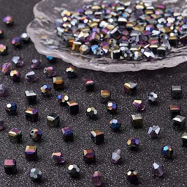 360 pièces 3 brins de perles de verre électrolytiques de style(EGLA-SZ0001-25C)-4