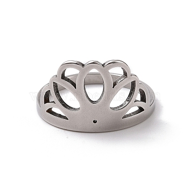 201 Stainless Steel Crown Finger Ring(RJEW-J051-41P)-2