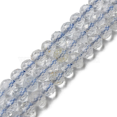 Light Blue Round Topaz Beads