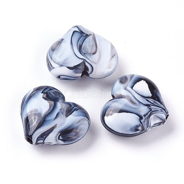 Perles en acrylique imitation pierre précieuse(X-MACR-E205-09G)-2