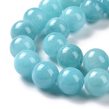 perles Mashan naturel rondes de jade brins(X-G-D263-6mm-XS28)-3