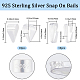 20Pcs 2 Styles 925 Sterling Silver Snap on Bails(STER-BBC0001-69)-2