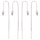 10Pcs Brass Stud Earring Findings(KK-BBC0004-09P)-1