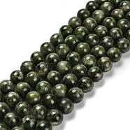 Natural Diopside Beads Strands, Round, 10mm, Hole: 1.2mm, about 38pcs/strand, 15.75''(40cm)(G-R006-A01-01)