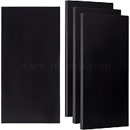 4Pcs Fiberglass Sheet, Glass Fiber Board, Rectangle, Black, 130x65x6mm(AJEW-BC0003-30)