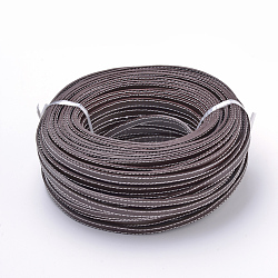Leather Cords, Stitching, Saddle Brown, 10x2mm, about 50Yards/Bundle(150 Feet/Bundle)(WL-T001-10x2-03)