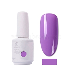 15ml Special Nail Gel, for Nail Art Stamping Print, Varnish Manicure Starter Kit, Medium Orchid, Bottle: 34x80mm(MRMJ-P006-B054)