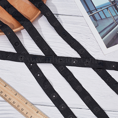 10 Yards 2 Styles Polyester Ribbons(OCOR-GF0002-21)-5