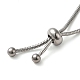 Adjustable 304 Stainless Steel Bracelet Making(STAS-G169-02P)-3