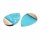 Transparent Resin & Walnut Wood Pendants(RESI-T035-28-A02)-3