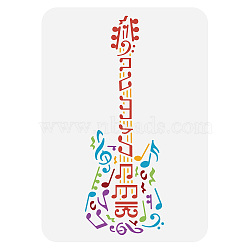 PET Hollow Out Drawing Painting Stencils, for DIY Scrapbook, Photo Album, Musical Note Pattern, 210x297mm(DIY-WH0422-0021)