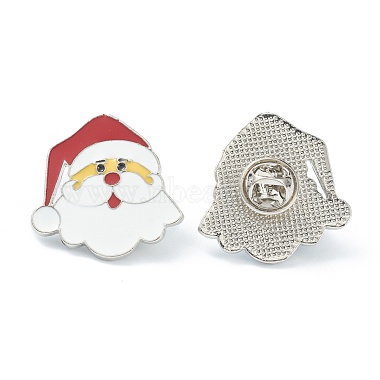 Christmas Themed Alloy Enamel Brooches(JEWB-A001-08)-2