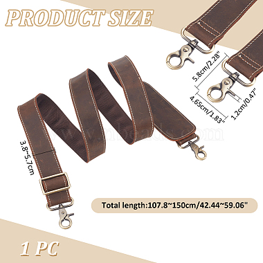 Leather & Nylon Adjustable Bag Straps(FIND-WH0002-78C)-2