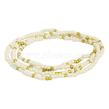 Beige Seed Beads Bracelets