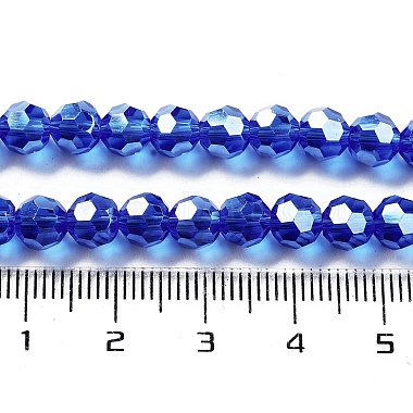 plaquent verre transparent perles brins(EGLA-A035-T6mm-A21)-4