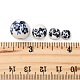 40Pcs 4 Styles Handmade Printed Porcelain Beads(PORC-FP0001-06)-3