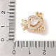 Golden Brass Micro Pave Cubic Zirconia Beads(KK-B100-036G)-4