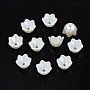 Creamy White ABS Plastic Bead Caps(KY-T023-035)
