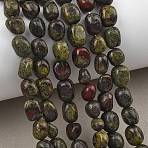 Natural Dragon Blood Beads Strands, Tumbled Stone, Nuggets, 7~11x7~9x5~7mm, Hole: 1.2mm, about 21~23pcs/strand, 7.09~7.48''(18~19cm)(GG-C286-A30)