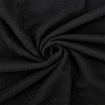 Double Sided Polyester Polar Fleece Fabric, for Homewear, Hoodie, Black, 1600mm(DIY-WH0504-295B)