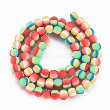 Handmade Polymer Clay Beads Strands(X-CLAY-N008-057-01)-2