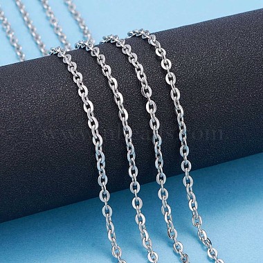 304 Stainless Steel Cable Chains(CHS-K002-02-3mm)-5