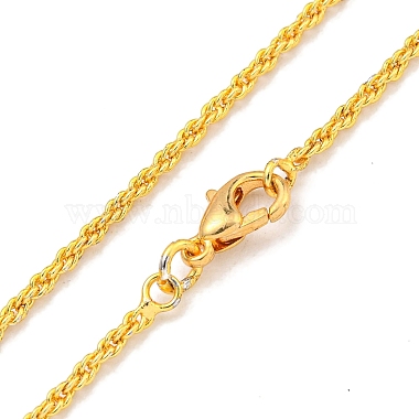 Brass Wheat Chain Necklaces for Women(AJEW-G057-01G)-2