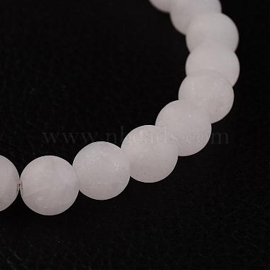 Natural Rose Quartz Beads Stretch Bracelets(BJEW-JB02445-01)-2