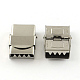 Smooth Surface 201 Stainless Steel Watch Band Clasps(STAS-R063-80)-1