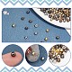 200Pcs 4 Colors Mini Alloy Shank Buttons Sets(BUTT-NB0001-60)-4