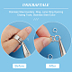 9Pcs 3 Styles 201 Stainless Steel Auxiliary  Ring(TOOL-UN0001-29)-5