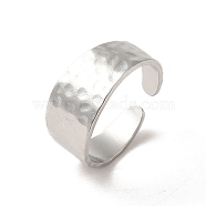 201 Stainless Steel Finger Rings, Stainless Steel Color, US Size 7 1/2(17.7mm)(RJEW-H223-03P-02)
