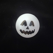 Halloween Plastic Hollow Bounce Ball, Ghost, White, 33mm(PW-WG733AD-06)