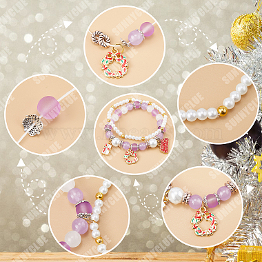 Kit de fabrication de bracelets de Noël DIY Sunnyclue(DIY-SC0022-58)-6
