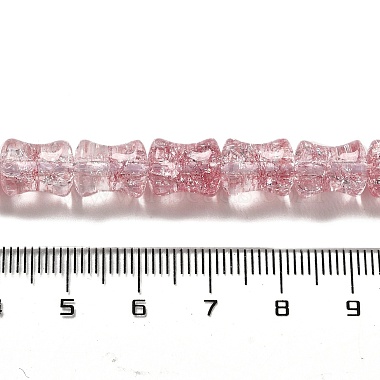Transparent Crackle Glass Beads Strands(GLAA-D025-01I)-4