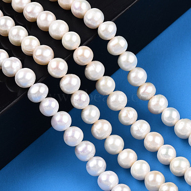 Natural Cultured Freshwater Pearl Beads Strands(PEAR-N016-06B)-3