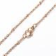 304 Stainless Steel Cable Chain Necklaces(NJEW-P147-06)-4