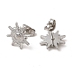 Non-Tarnish 304 Stainless Steel Sun Stud Earrings for Women(EJEW-I281-04P)-2