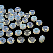 Opalite European Large Hole Beads, Rondelle, 13~14x7~8mm, Hole: 5mm(G-Q442-20)