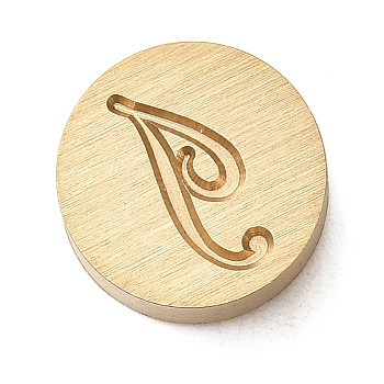 Golden Tone Brass Letter Stamps, with Black Wooden Handles, for DIY Wax Seal Stamps, Letter I, 79.5x12x12mm