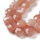 perles de pierre de soleil naturelle graduées(G-K332-B05)-3
