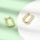 Brass Huggie Hoop Earrings(EJEW-G473-01G)-2