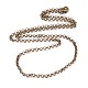 Iron Cross Chain Rolo Chain Necklace Making(NJEW-JN01384-03)-2
