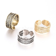 Adjustable Brass Rings, Long-Lasting Plated, Abacus, Mixed Color, US Size 7 1/4(17.5mm)(RJEW-G104-07)