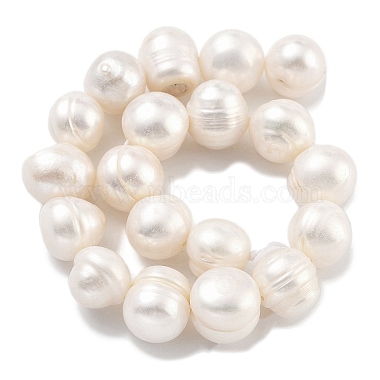 brins de perles de culture d'eau douce naturelles(PEAR-C003-20C)-3