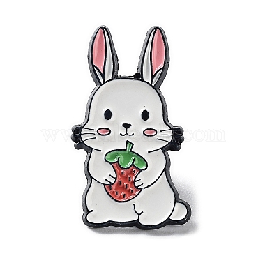 Rabbit Alloy+Enamel Enamel Pins