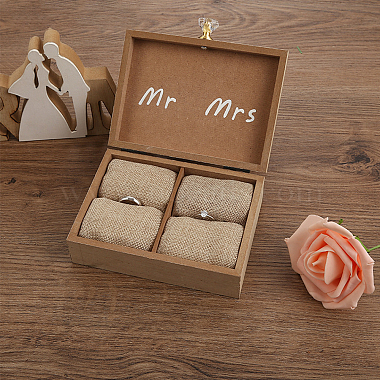 Gorgecraft Rectangle Wooden Wedding Double Ring Box(OBOX-GF0001-09)-3